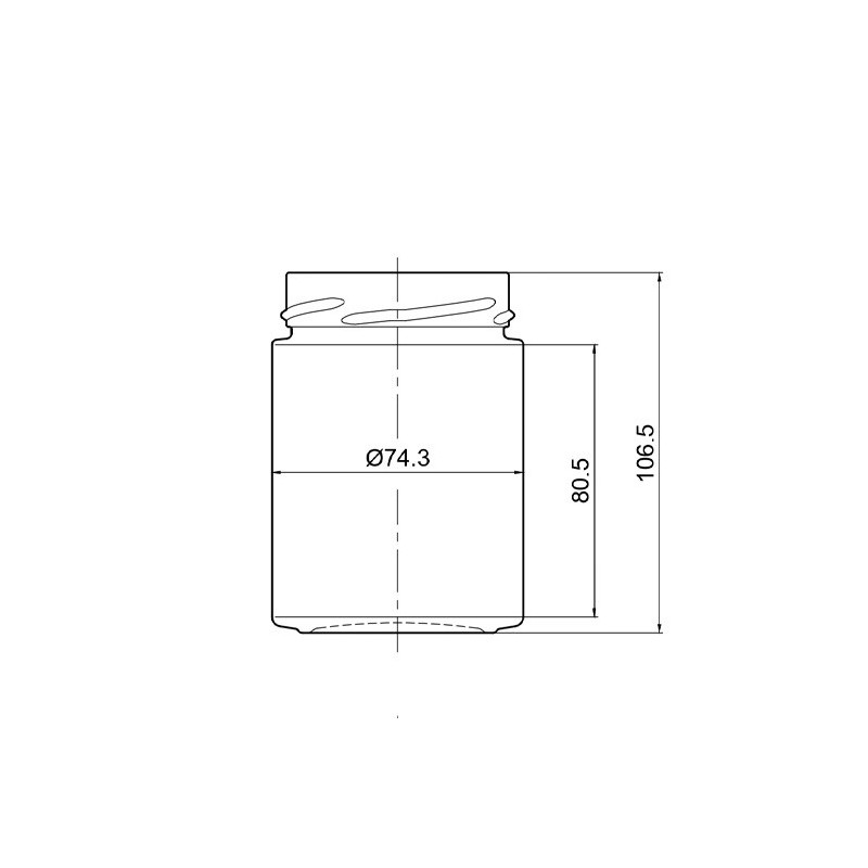 Borcam Elena 314ml DEEP 70