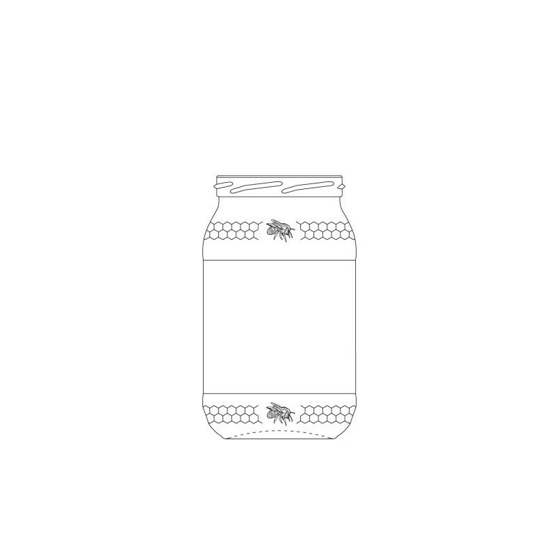 Borcan 900ml Honey TO 82